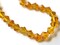 50 6mm Orange Crystal Beads Faceted Bicone Beads Full Strand Spacer Beads